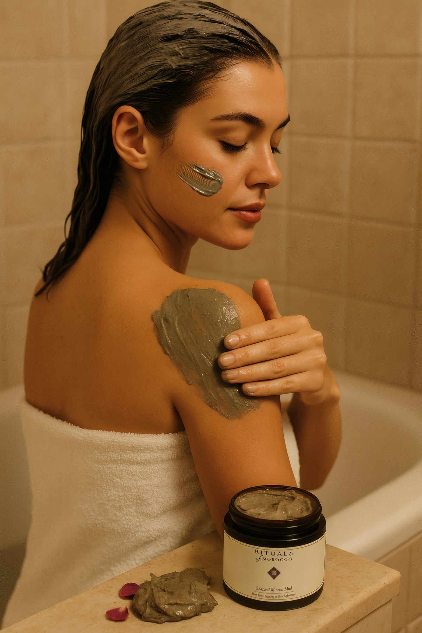 Whipped Ghassoul Clay Mask - Rose