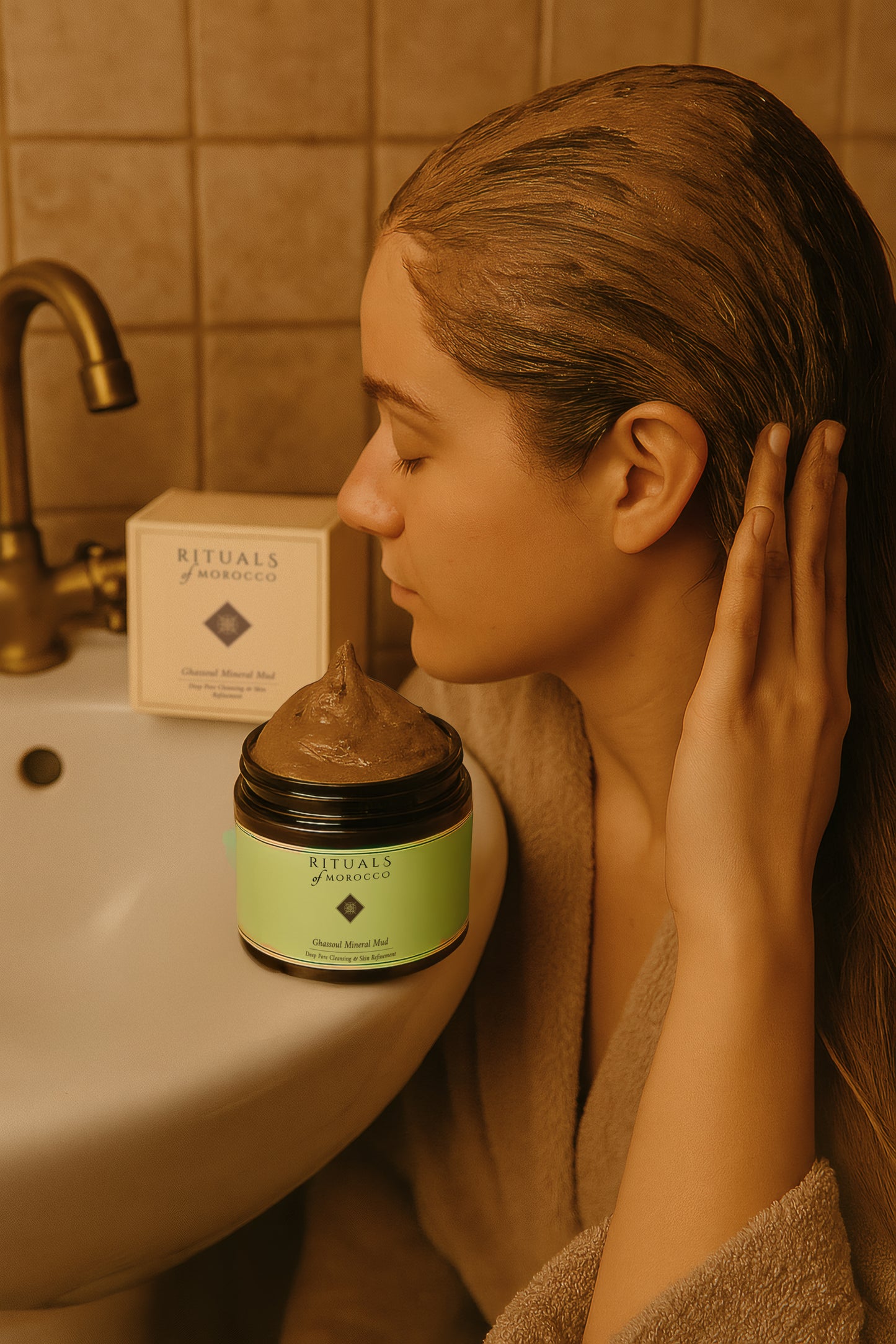 Whipped Ghassoul Clay Mask - Rose