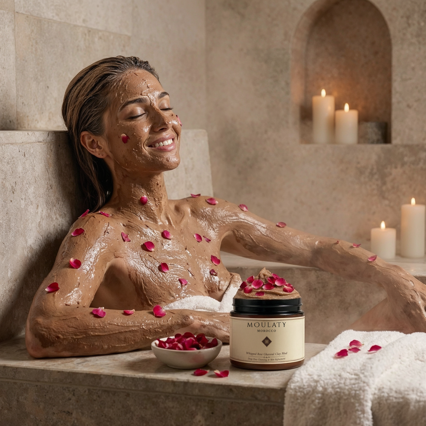 Whipped Ghassoul Clay Mask - Rose